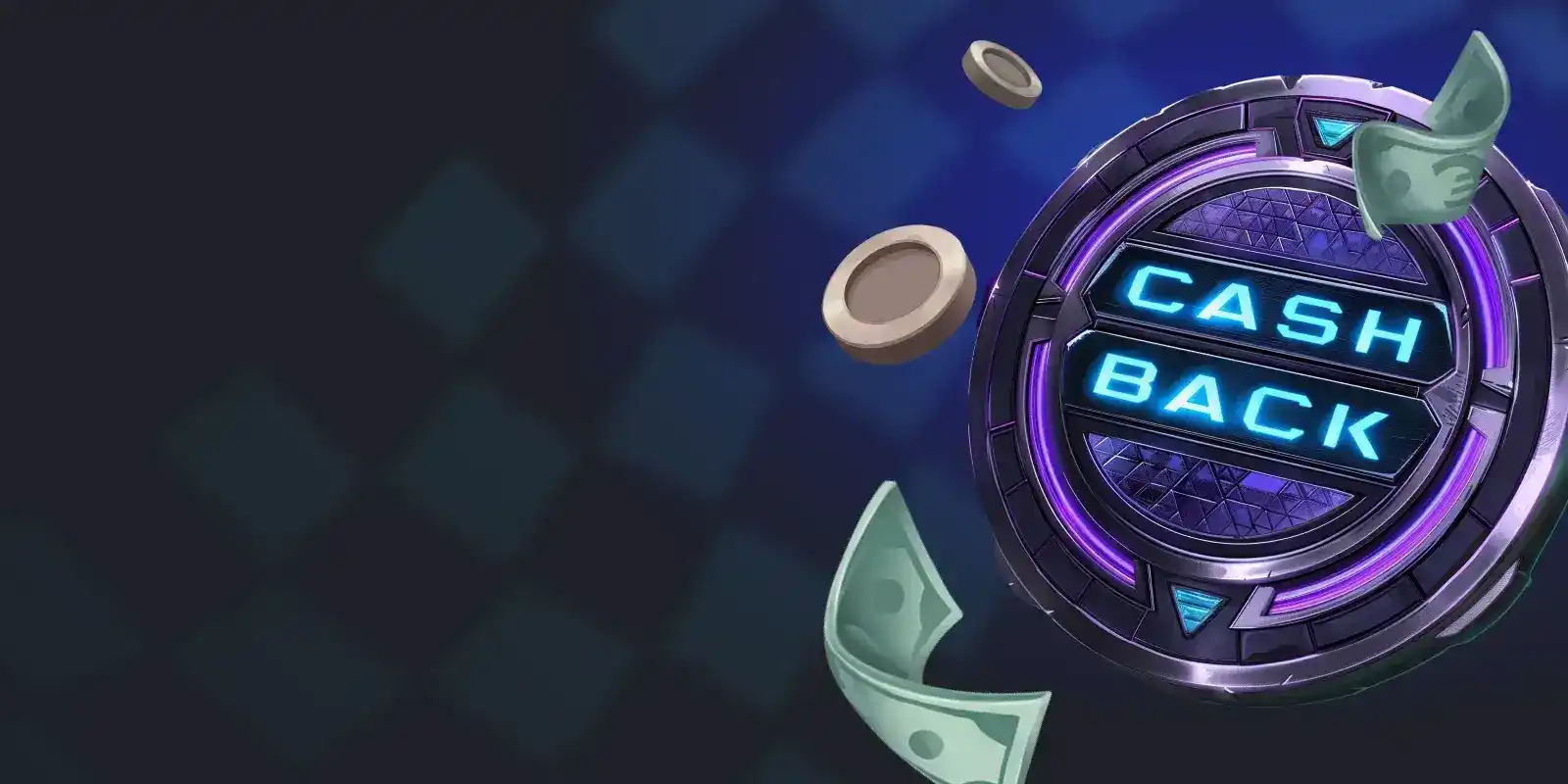 Weekly cashback up to 25 %